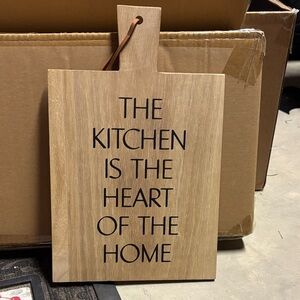 Faux Wooden Cutting Board-Natural Brown
